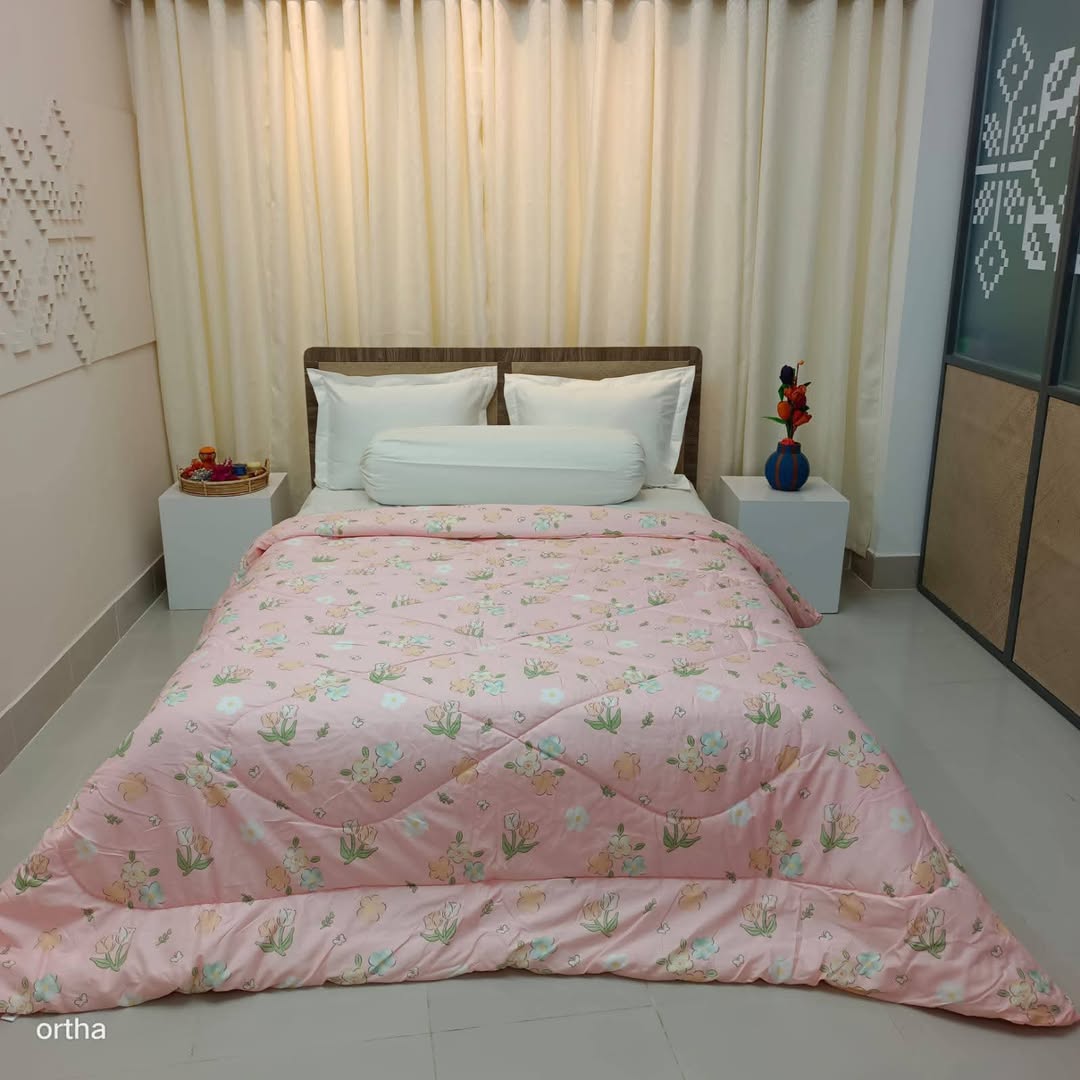 Export Quality King Size Ortha Exclusive Comforter (85 X 90 Inch) – Cool Pink