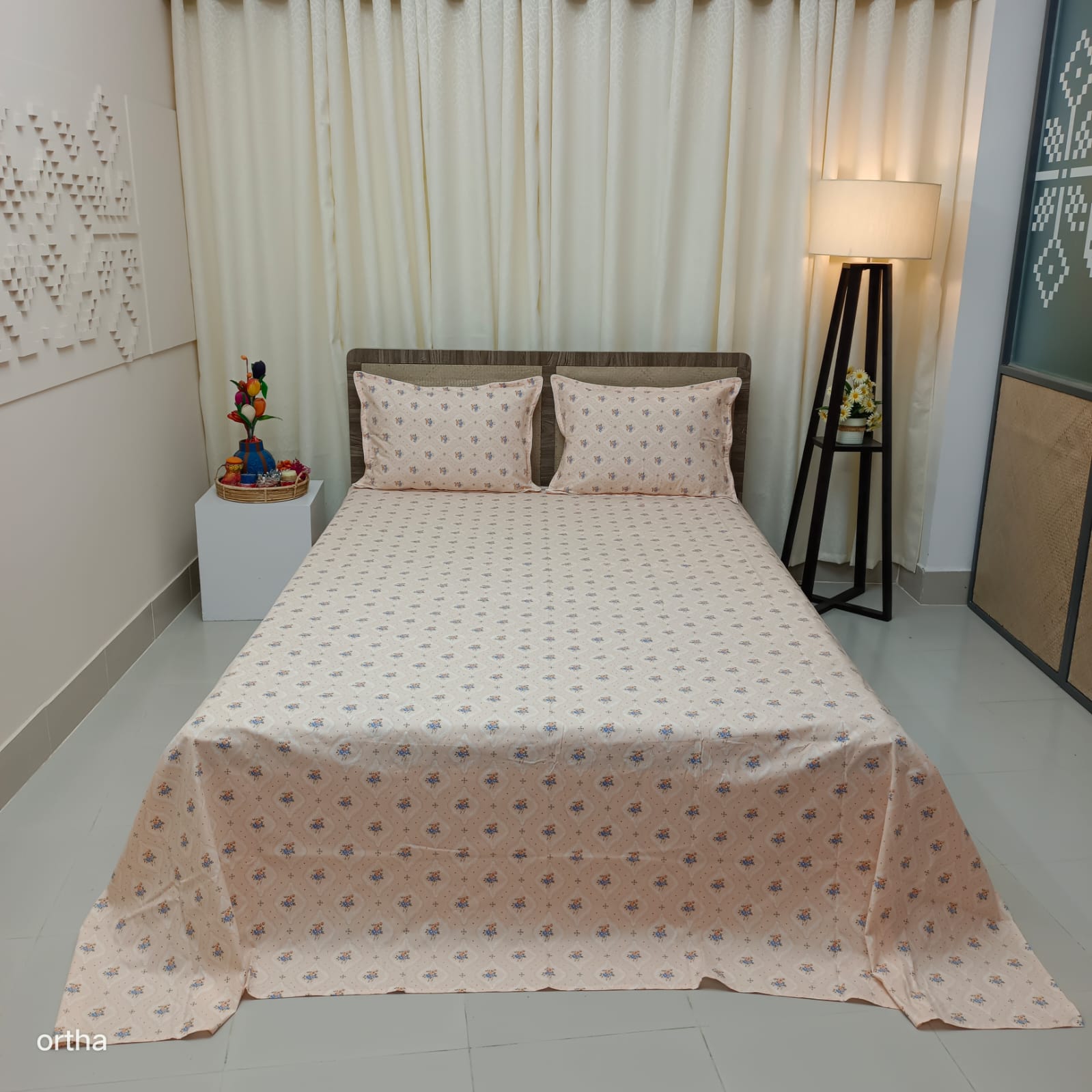 OLS Pure Cotton Bedsheet