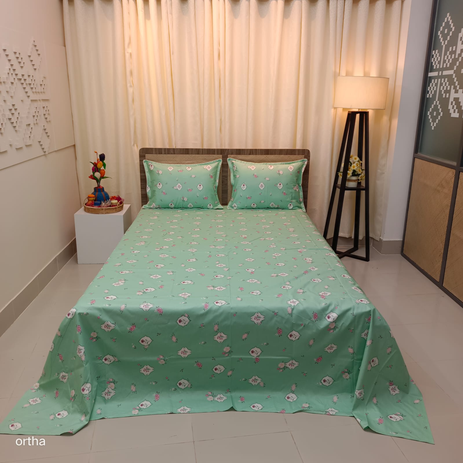 OLS Premium Cotton Bedsheet