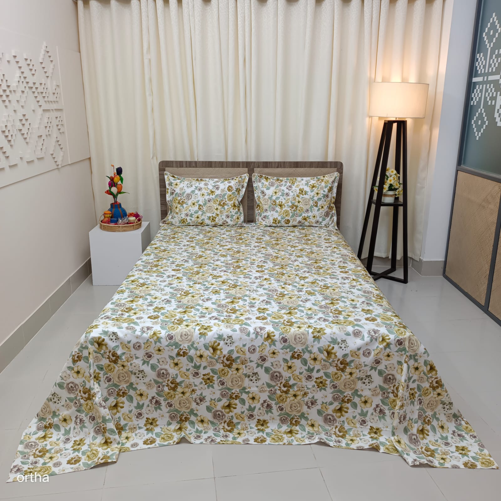 OLS Premium Cotton Bedsheet
