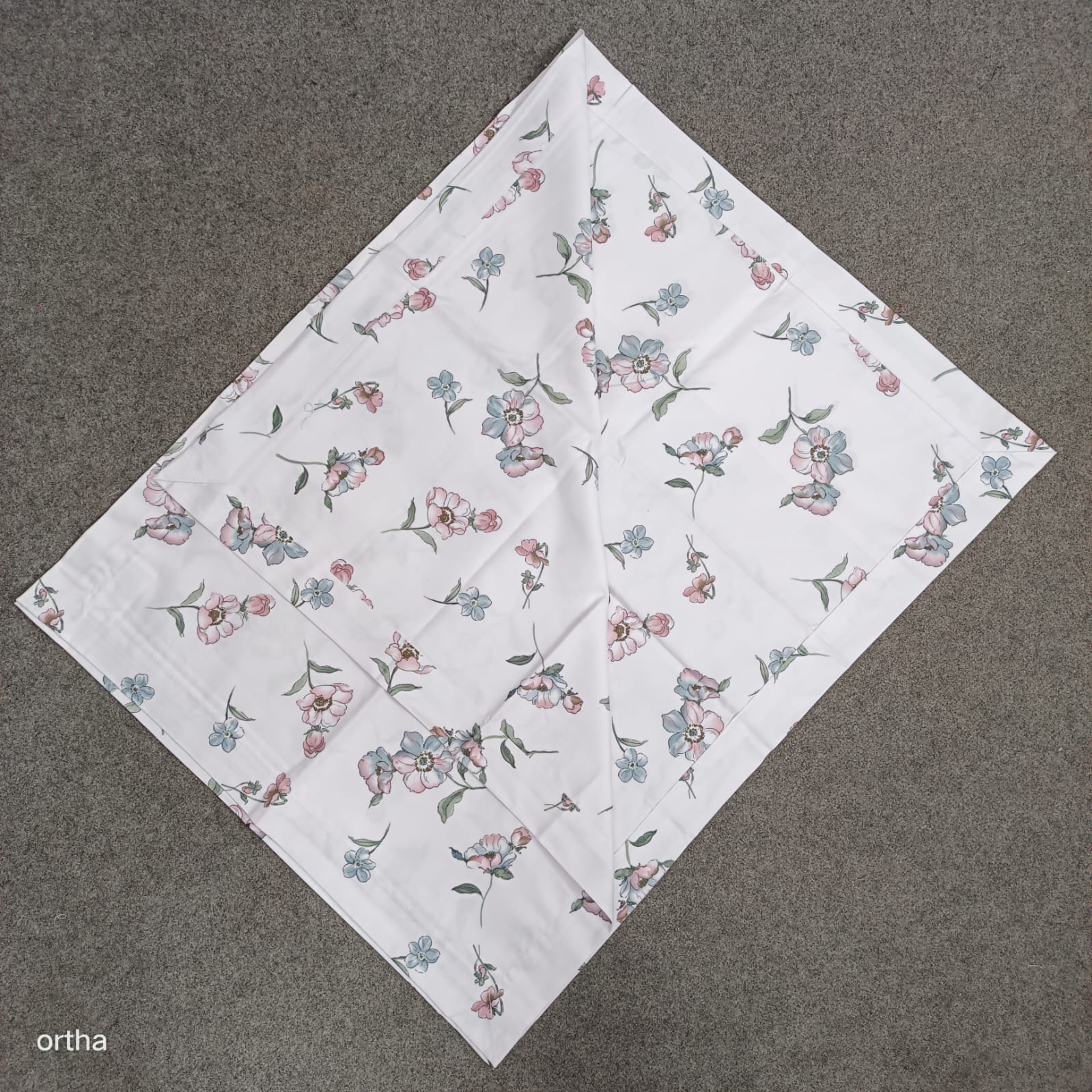 Head Pillow Cover – 100% Cotton – Long 24 Inch- Wide 18 Inch – 1 Pcs