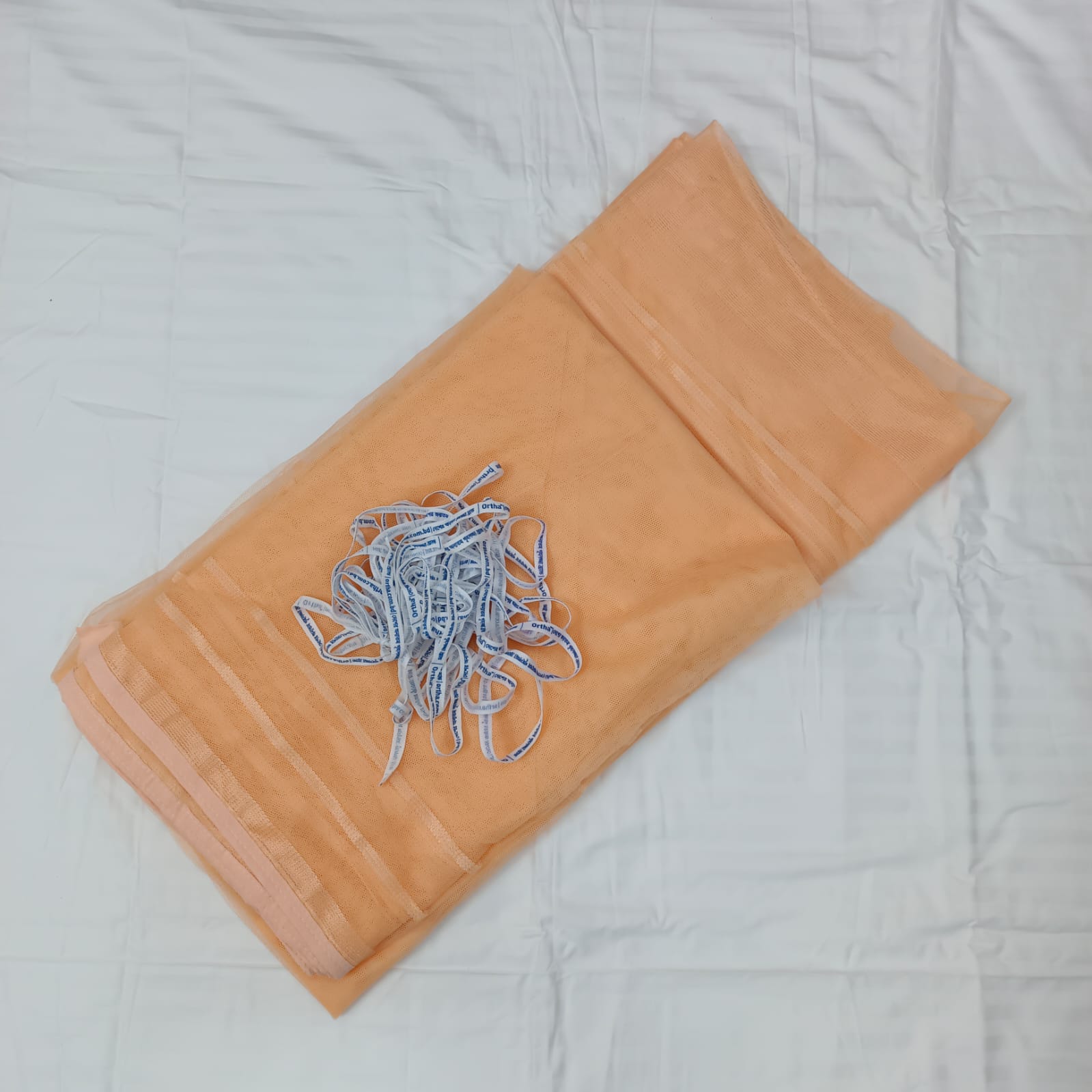 Premium Quality Ortha AC Mosquito Net (Peach)