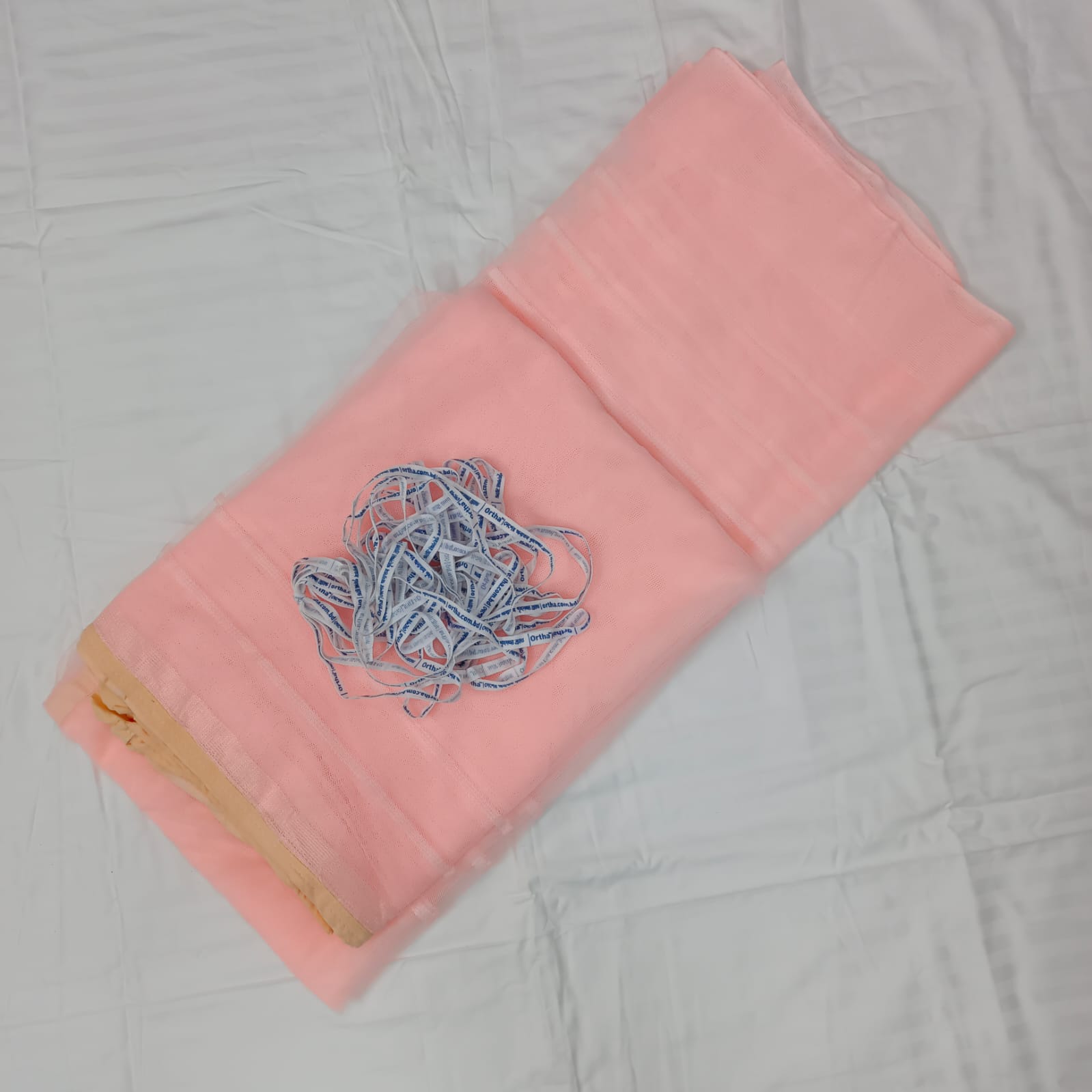 Premium Quality Ortha AC Mosquito Net (Baby Pink)