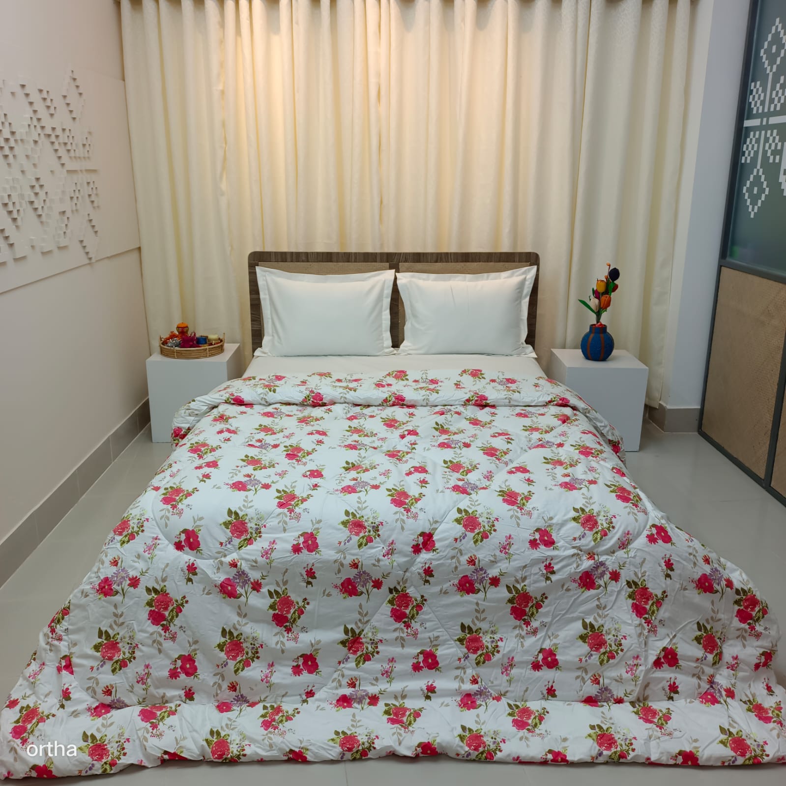 Export Quality King Size Ortha Exclusive Comforter (85 X 90 Inch) – Love Rose