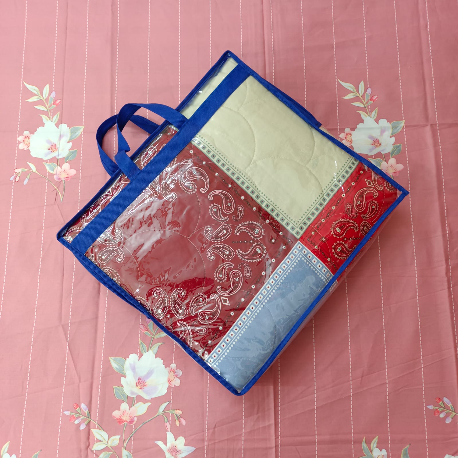 Ortha Premium AC Quilt – King Size (7/7.5 Feet) – Megenta Box