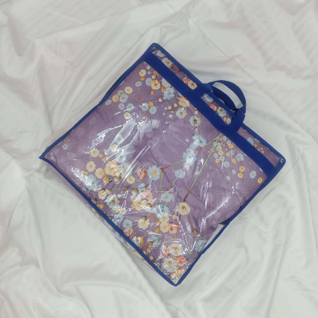 Ortha Exclusive AC Quilt – King Size (7/7.5 Feet) – lavender Purple