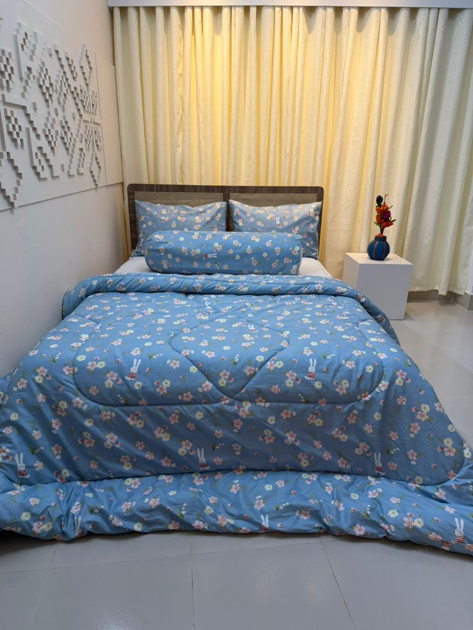 Export Quality King Size Ortha Exclusive Comforter (85 X 90 Inch) – Sky Doll