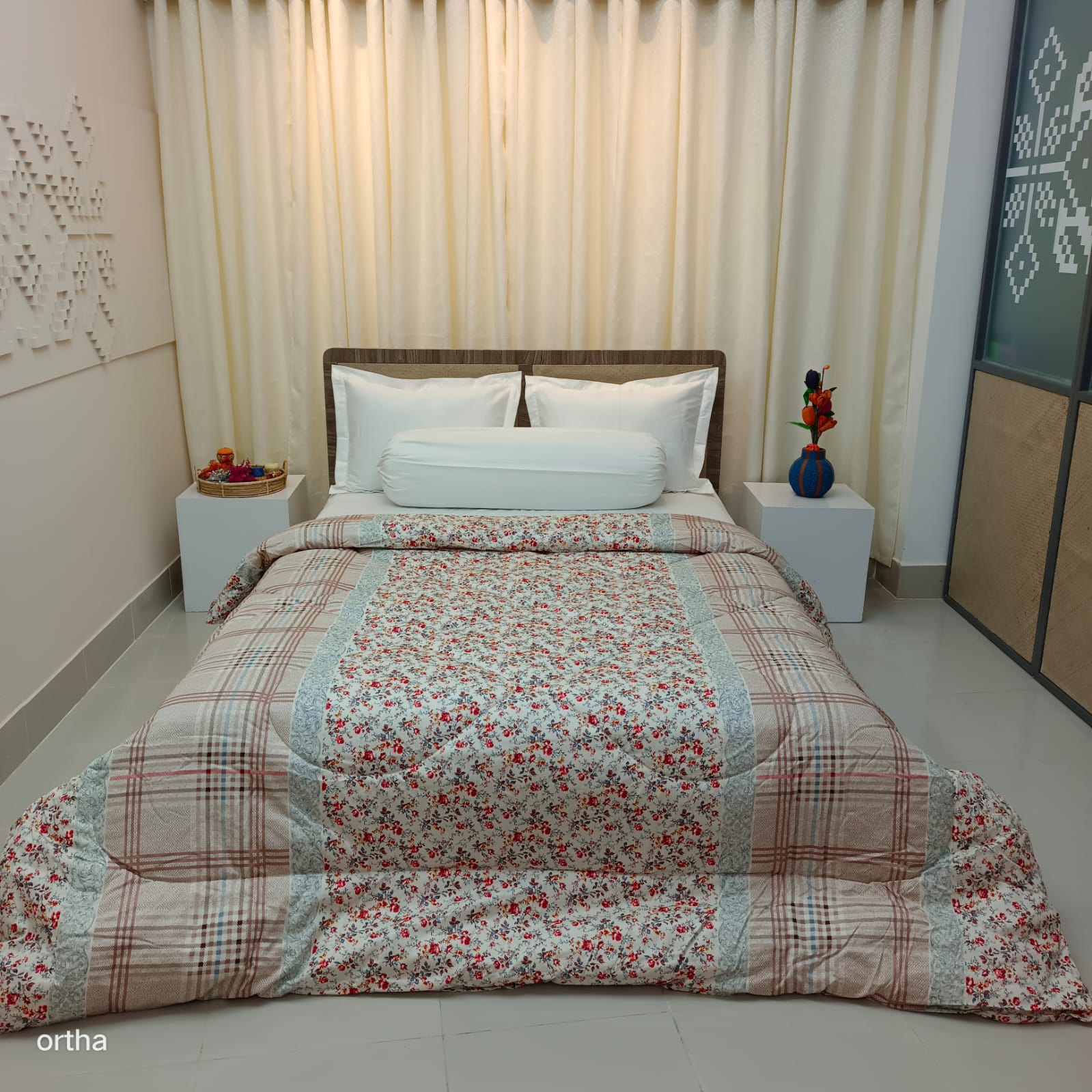 Finest Quality King Size Ortha Luxury Comforter (7 X 7.5 Feet) – Feather Touch Padding – Dr Choice